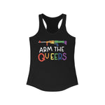 Load image into Gallery viewer, Arm the Queers Racerback Tank | feminine fit
